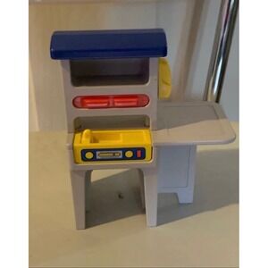 Vintage Little‎ Tikes Dollhouse Workshop Tool Work Bench Doll House Furniture